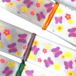 grosgrain Ribbon 7/8” 5 yards 5/$20 butterflies